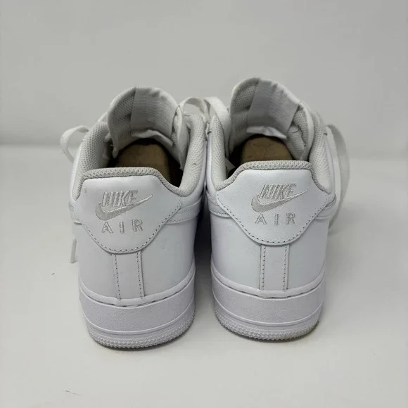 Nike Air Force 1 '07 Low Triple White Men's Size 9.5 - Picture 4 of 10